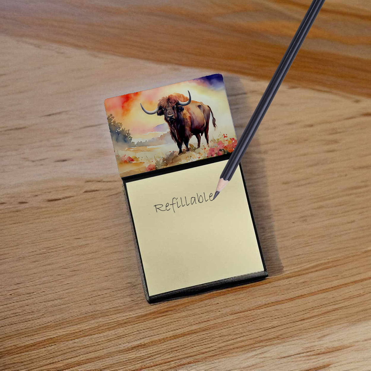 Buffalo Sticky Note Holder