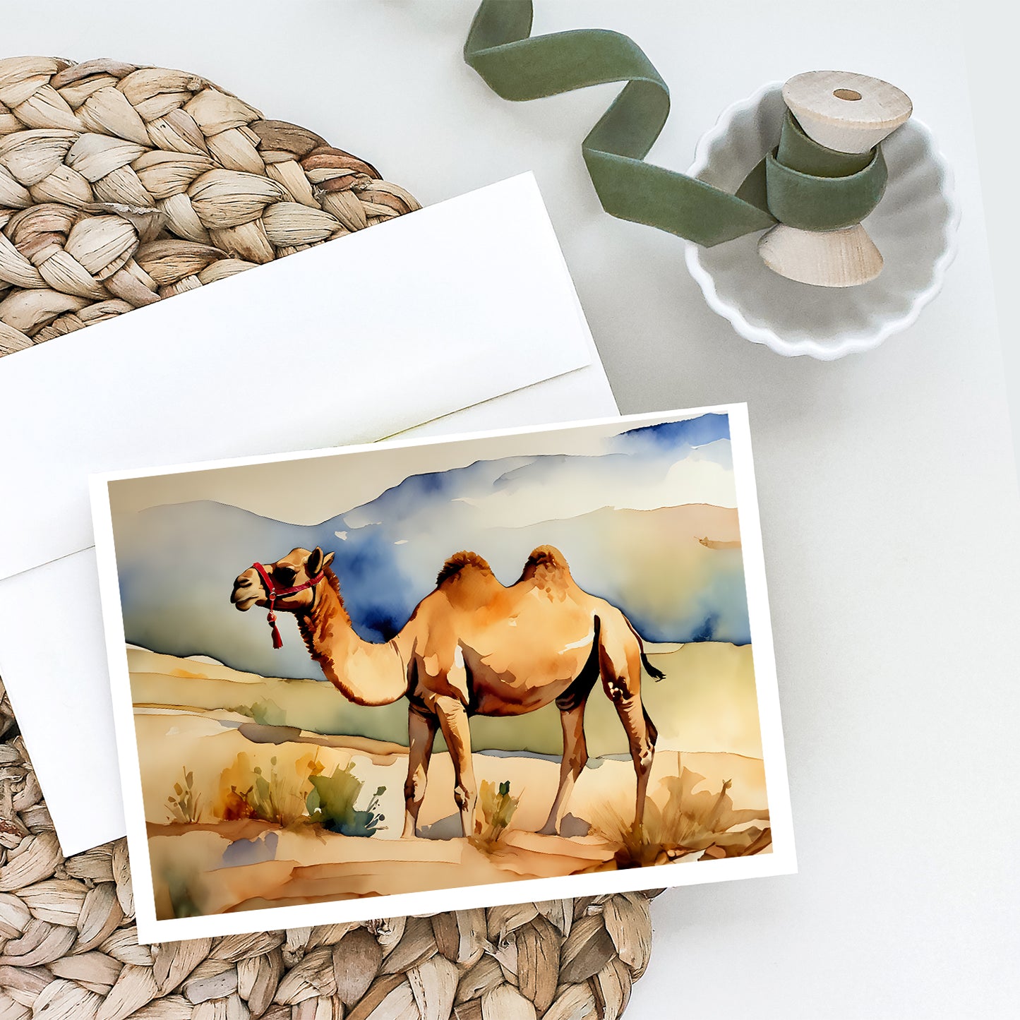 Camel Greeting Cards Pack of 8