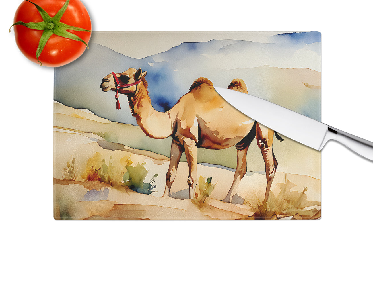 Camel Glass Cutting Board