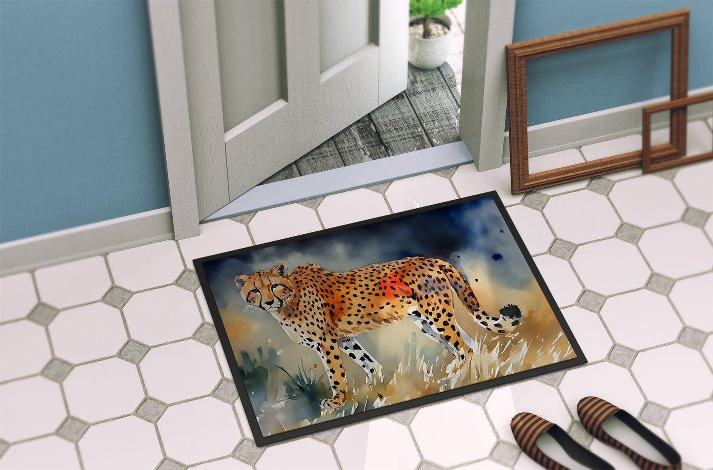 Cheetah Doormat