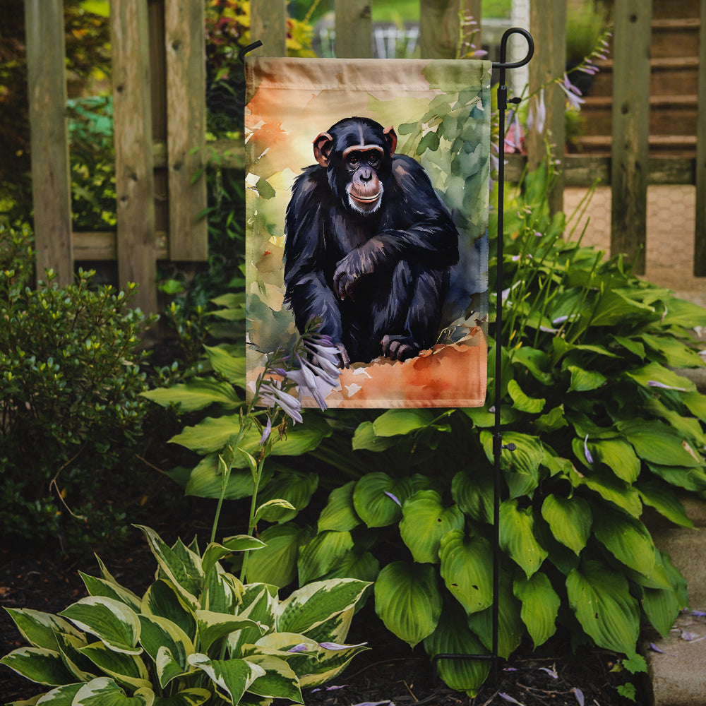 Chimpanzee Garden Flag