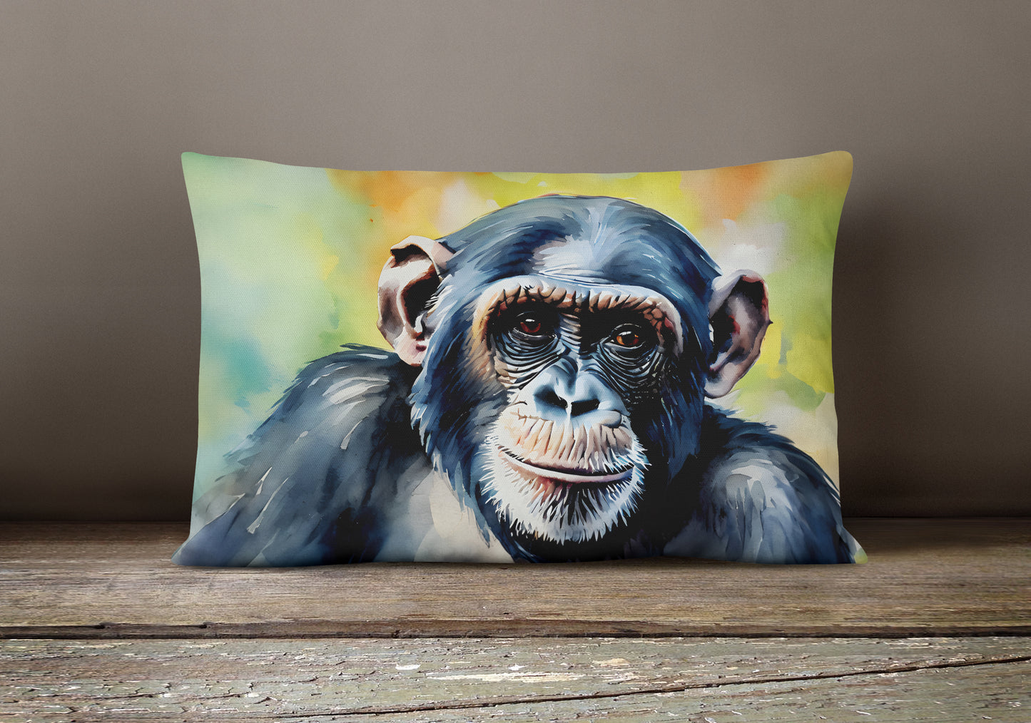 Chimpanzee Throw Pillow