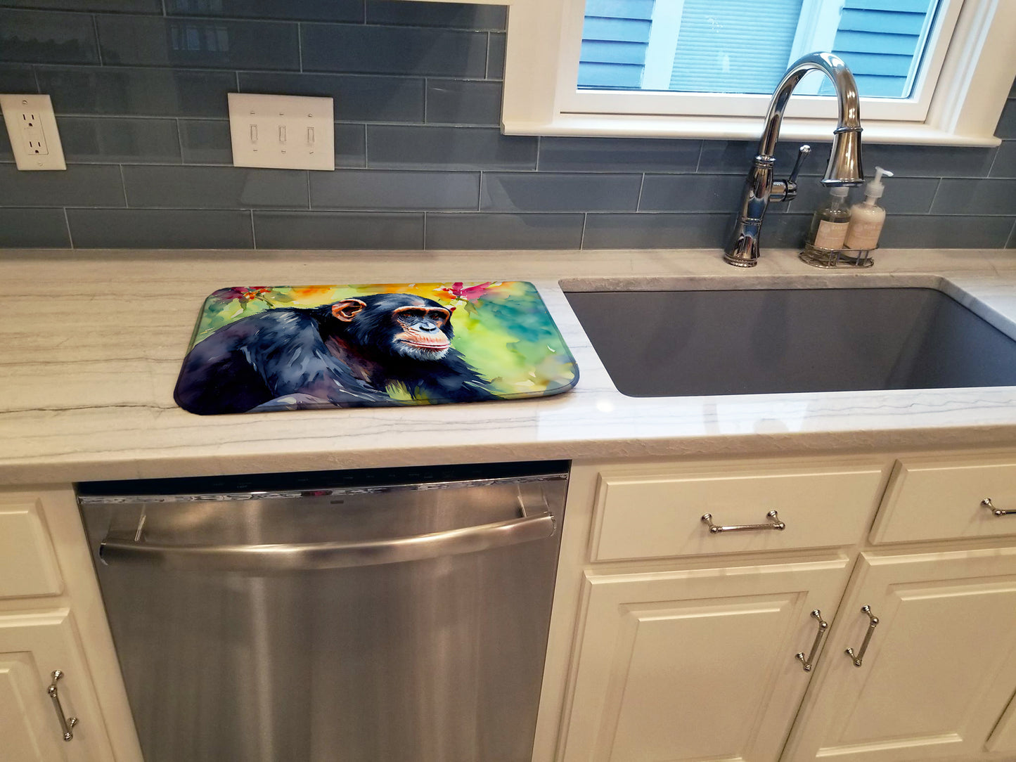 Chimpanzee Dish Drying Mat