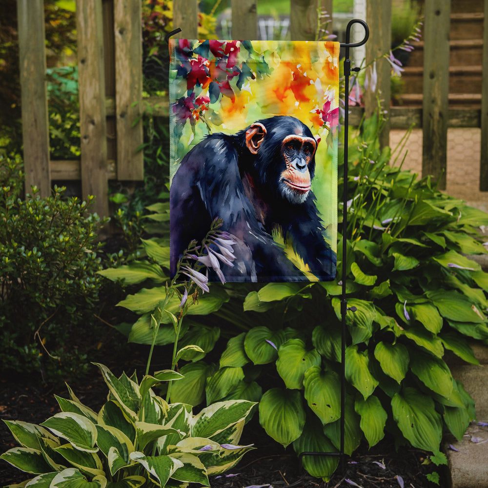 Chimpanzee Garden Flag