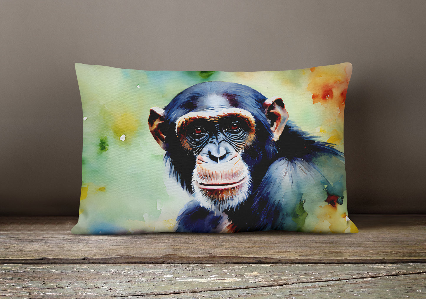 Chimpanzee Throw Pillow