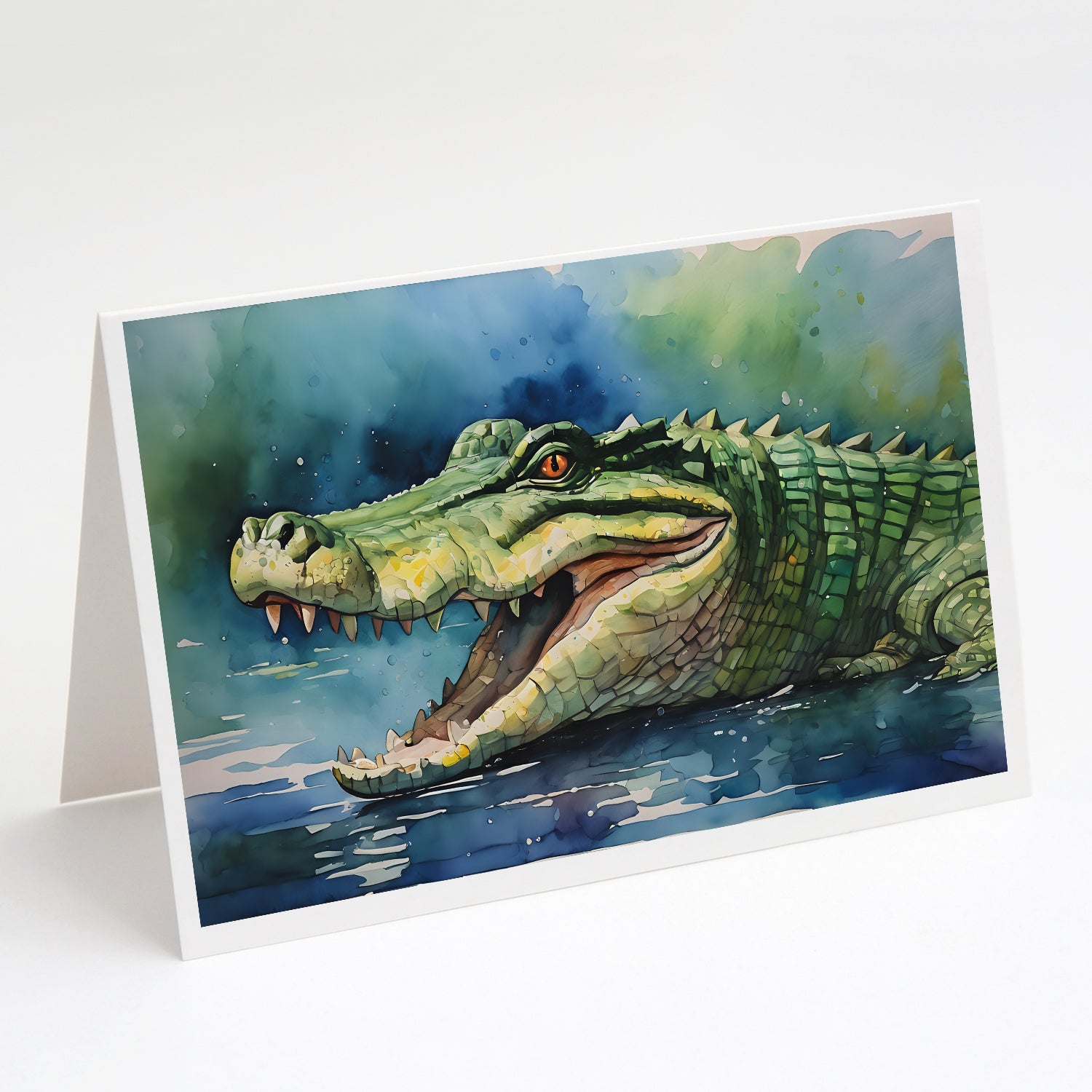 Buy this Crocodile Greeting Cards Pack of 8