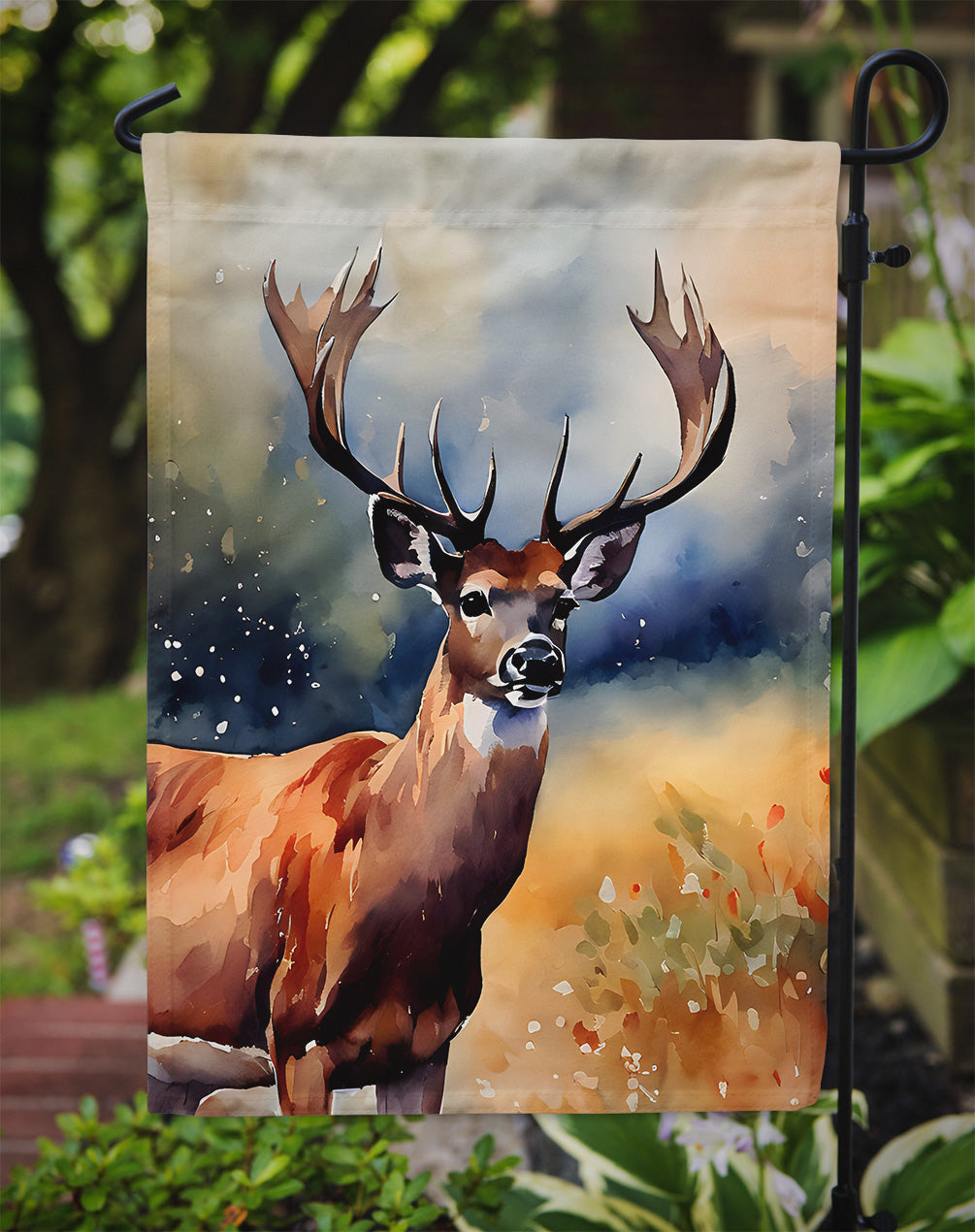 Deer Garden Flag