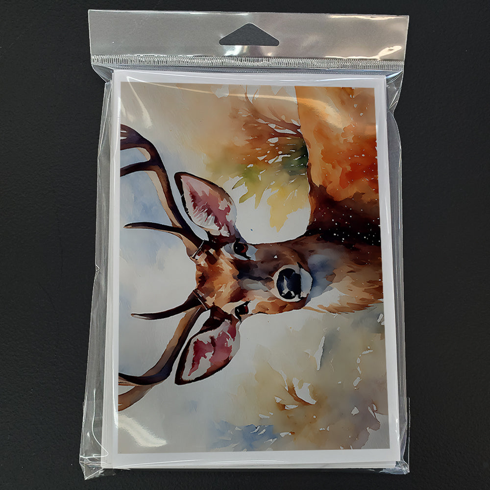 Deer Greeting Cards Pack of 8