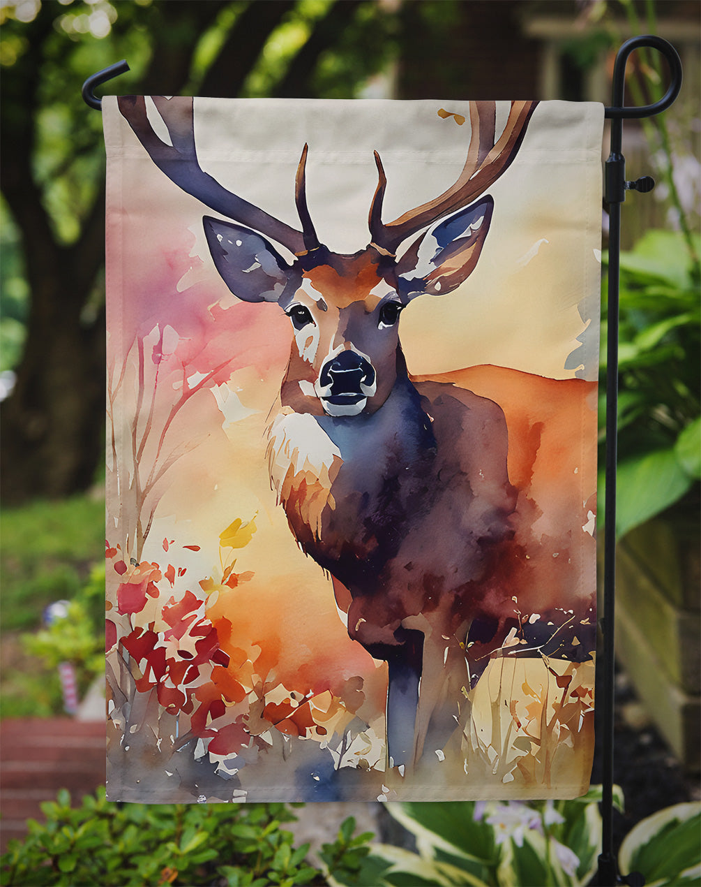 Deer Garden Flag