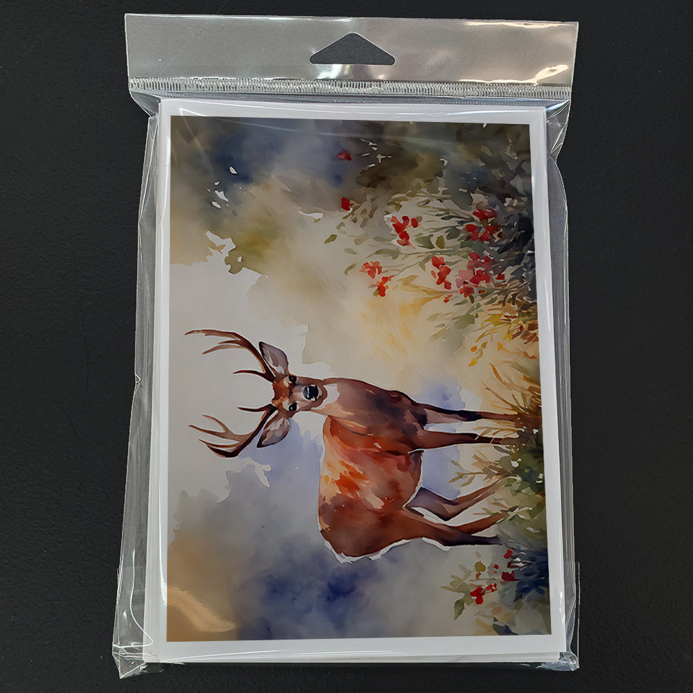 Deer Greeting Cards Pack of 8