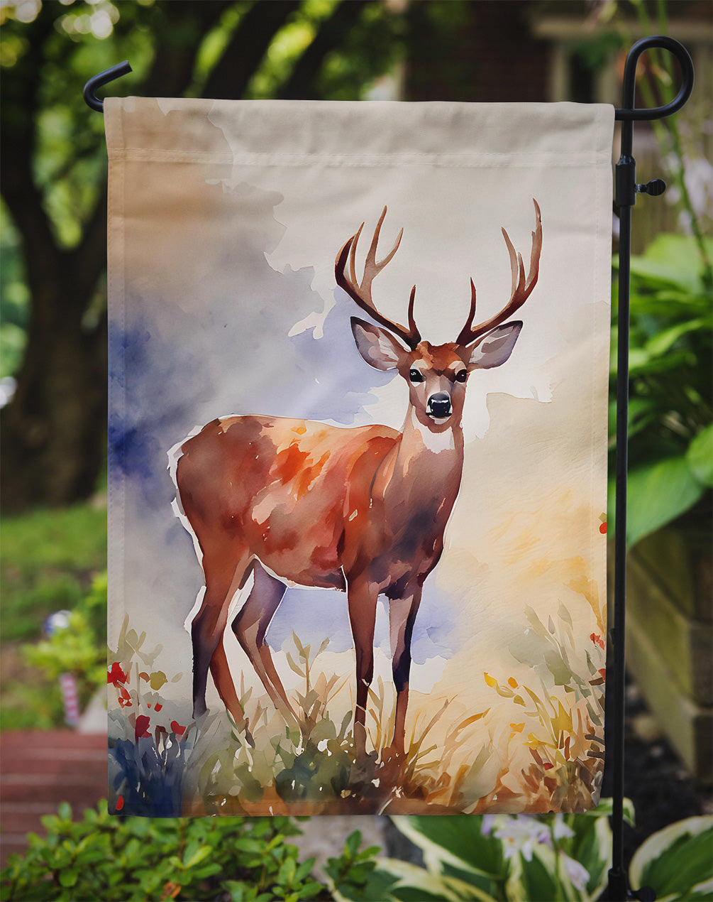 Deer Garden Flag