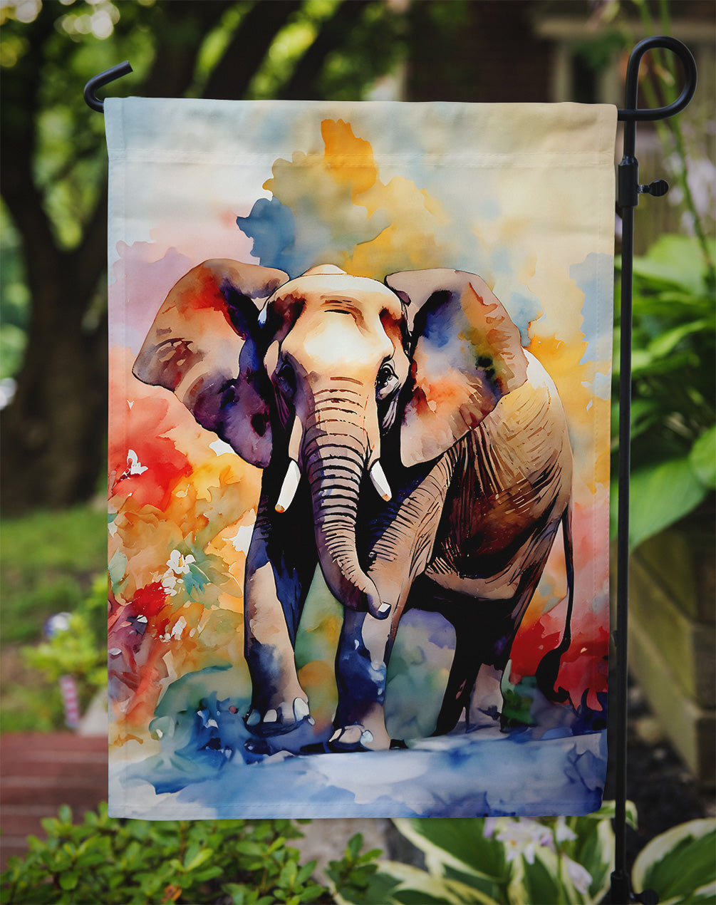 Elephant Garden Flag