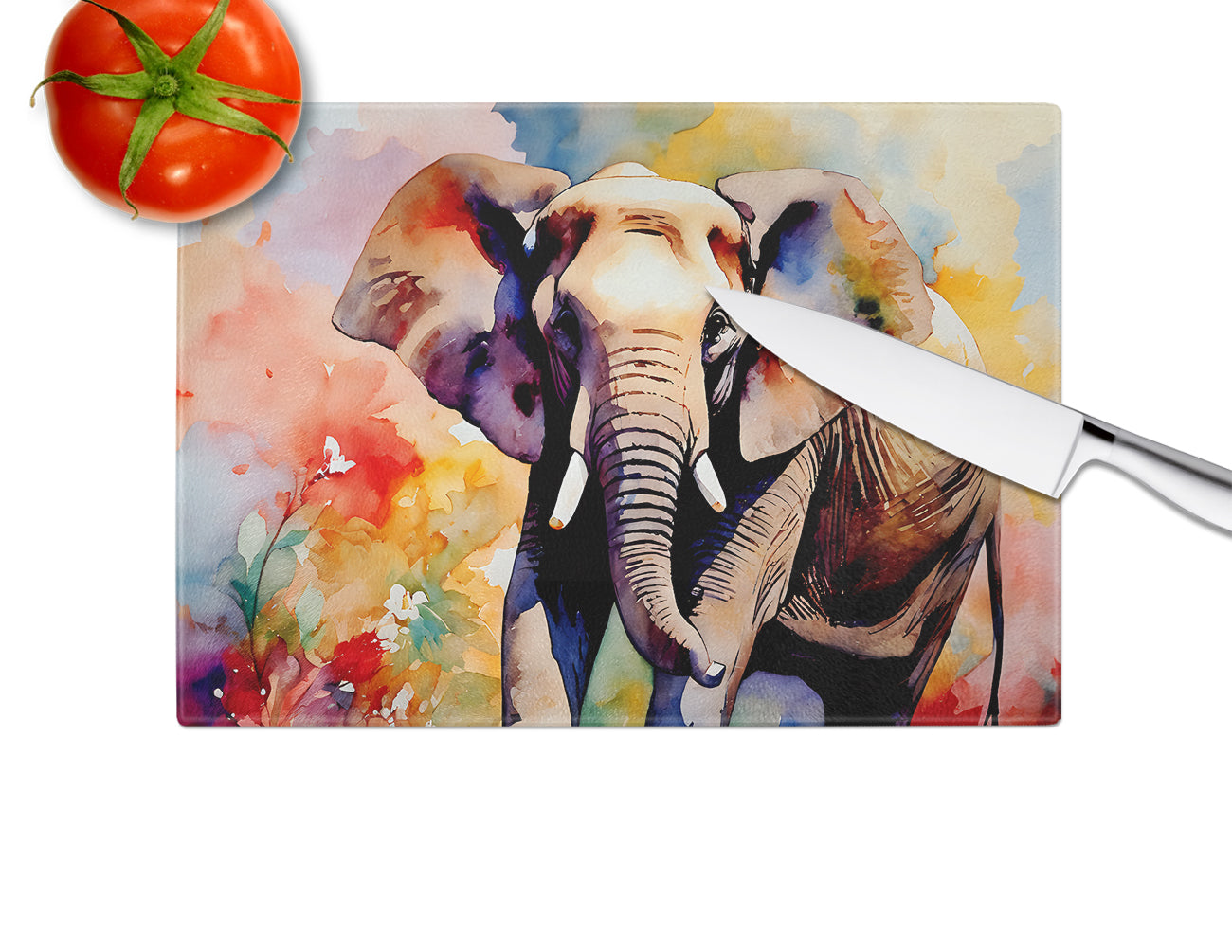 Elephant Glass Cutting Board