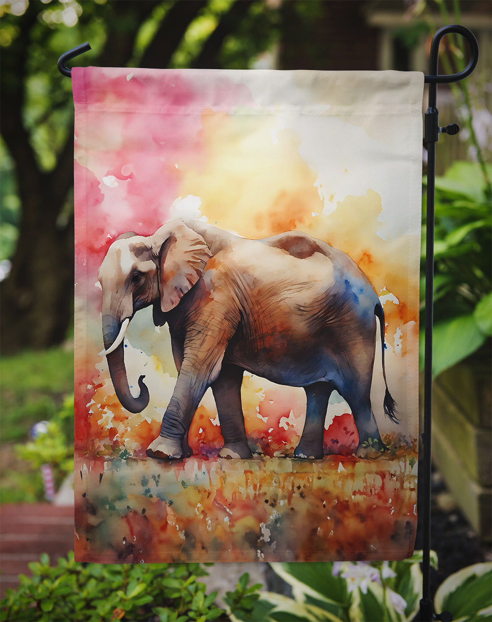 Elephant Garden Flag