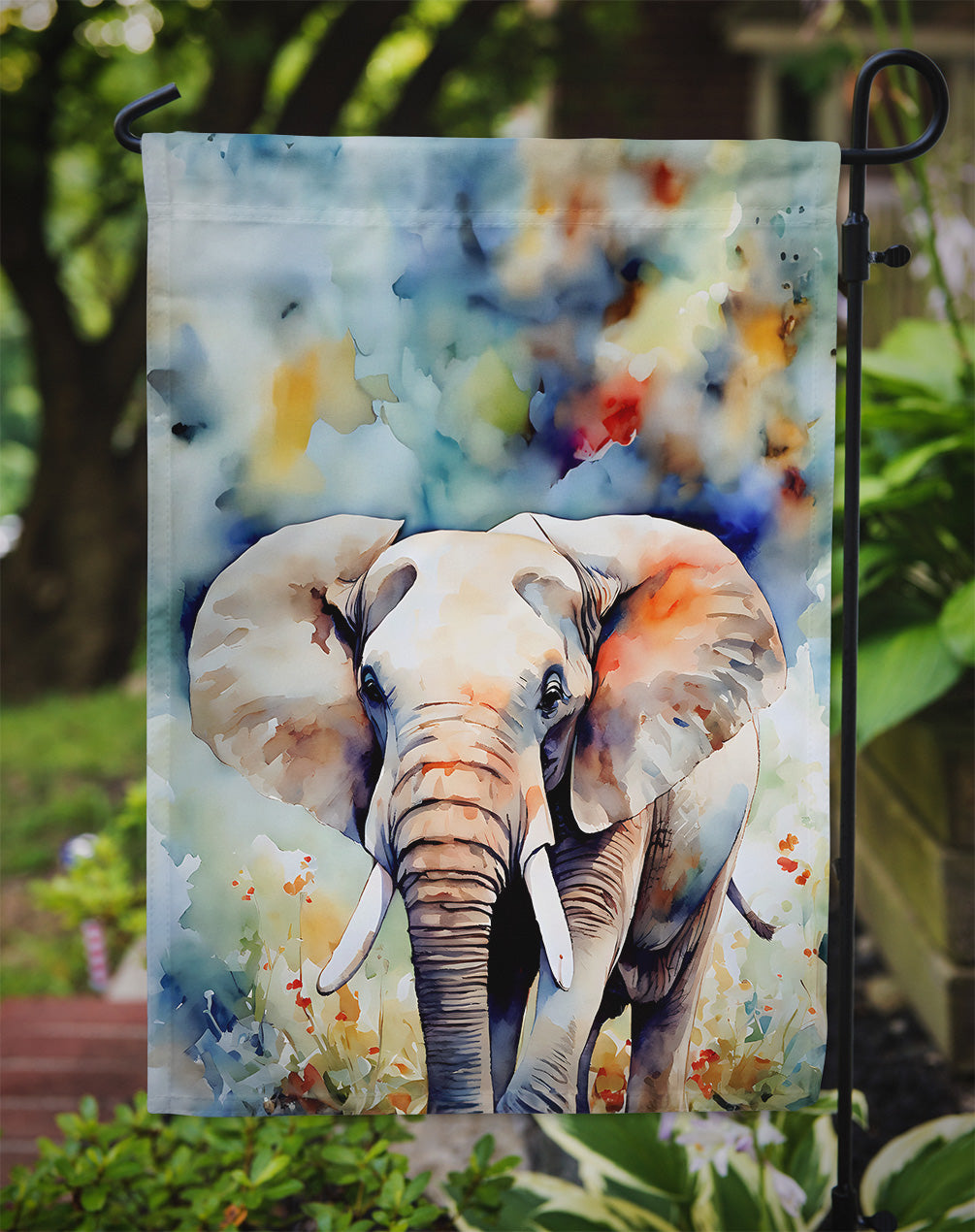 Elephant Garden Flag