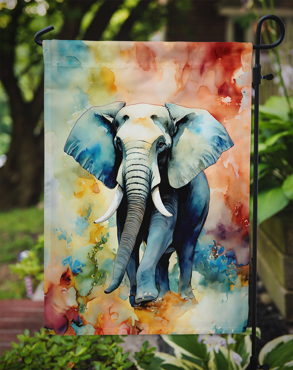 Elephant Garden Flag