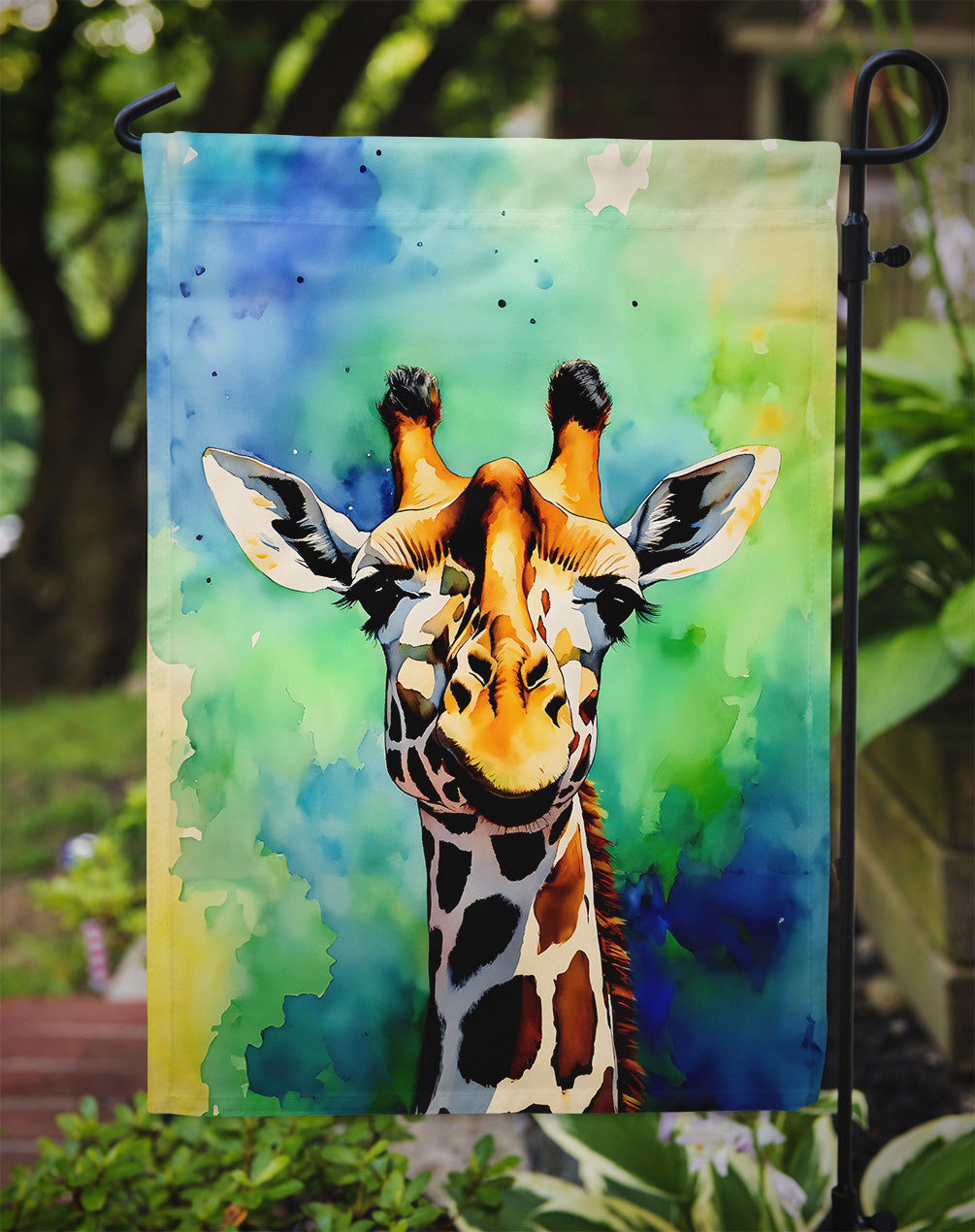 Giraffe Garden Flag