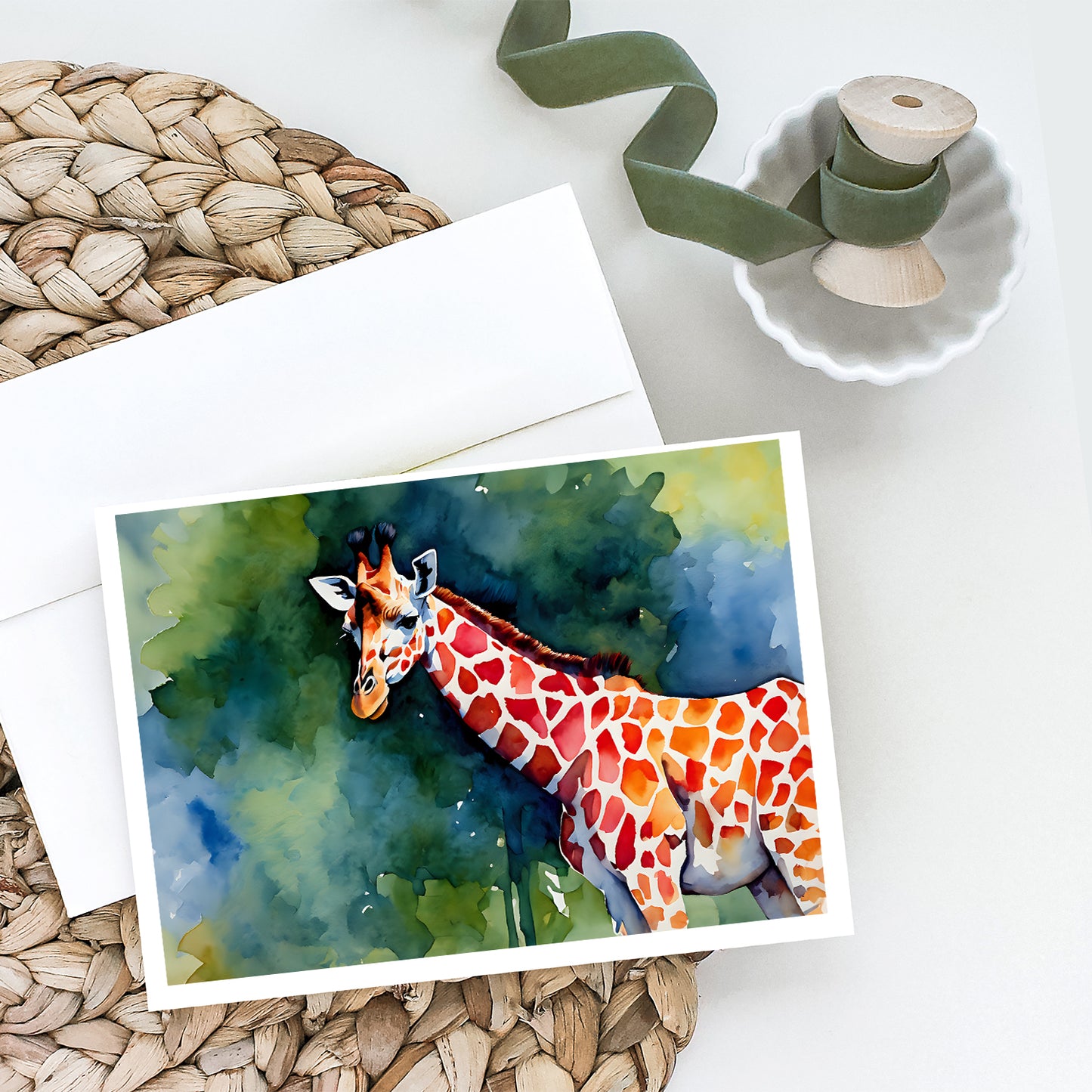 Giraffe Greeting Cards Pack of 8