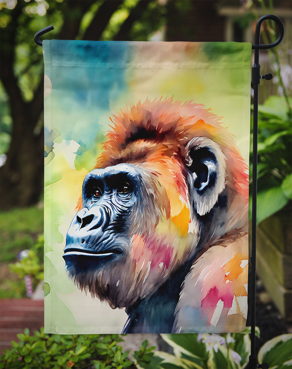 Gorilla Garden Flag