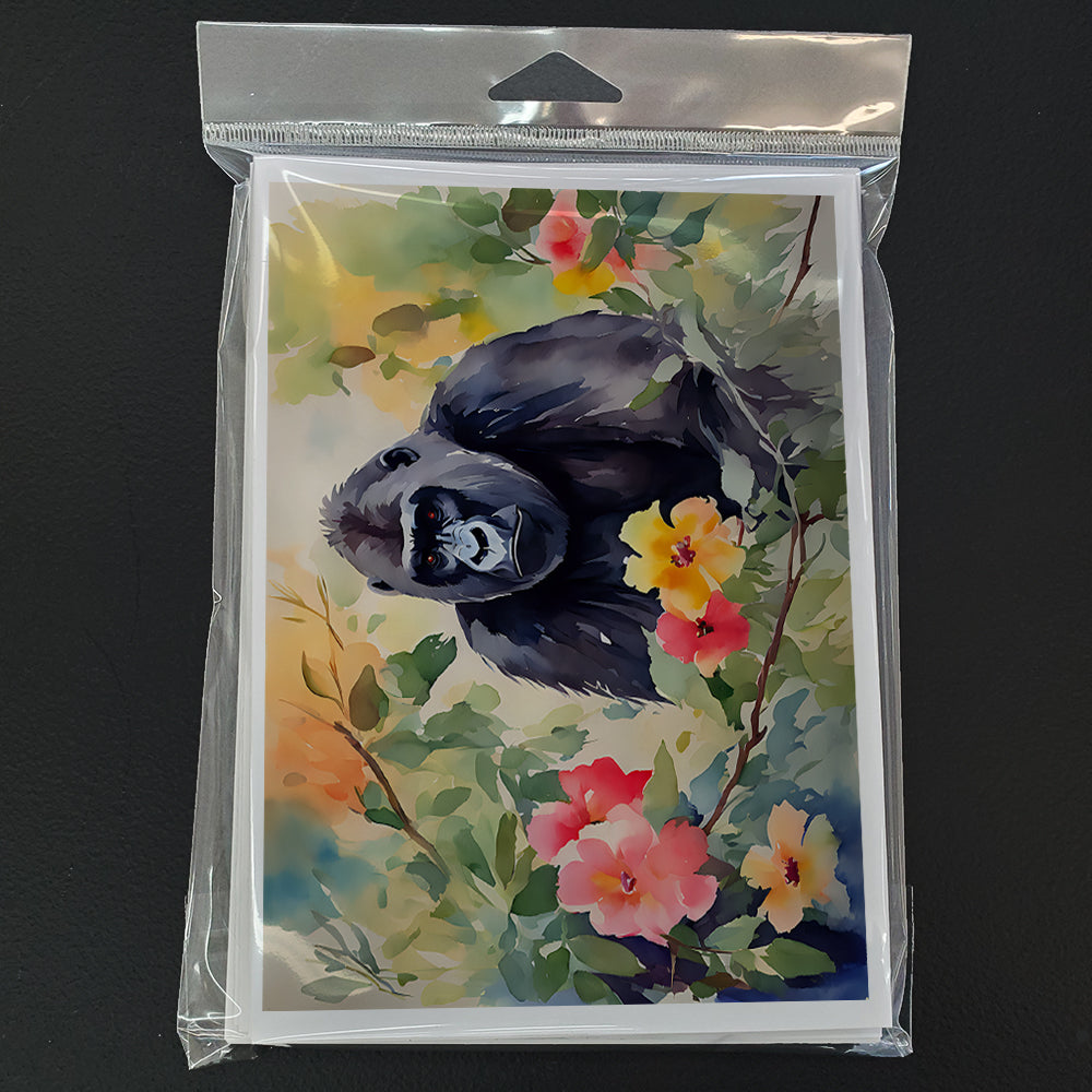 Gorilla Greeting Cards Pack of 8