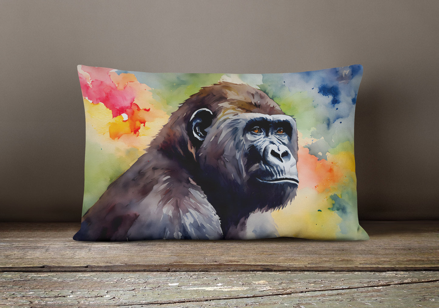 Gorilla Throw Pillow