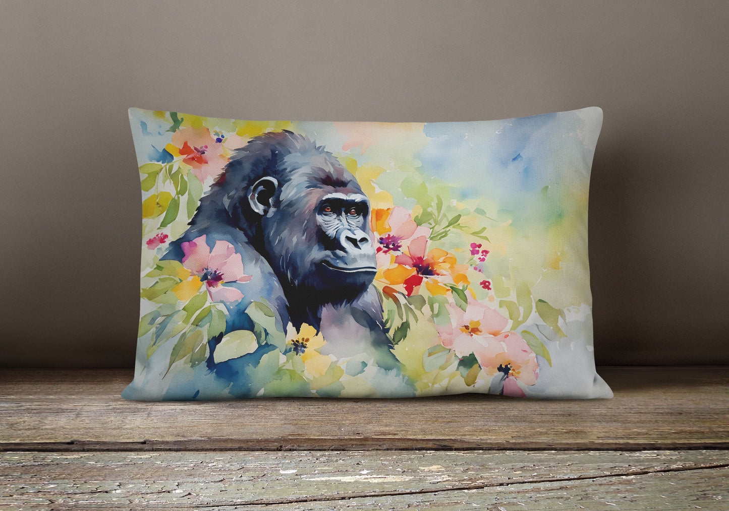 Gorilla Throw Pillow