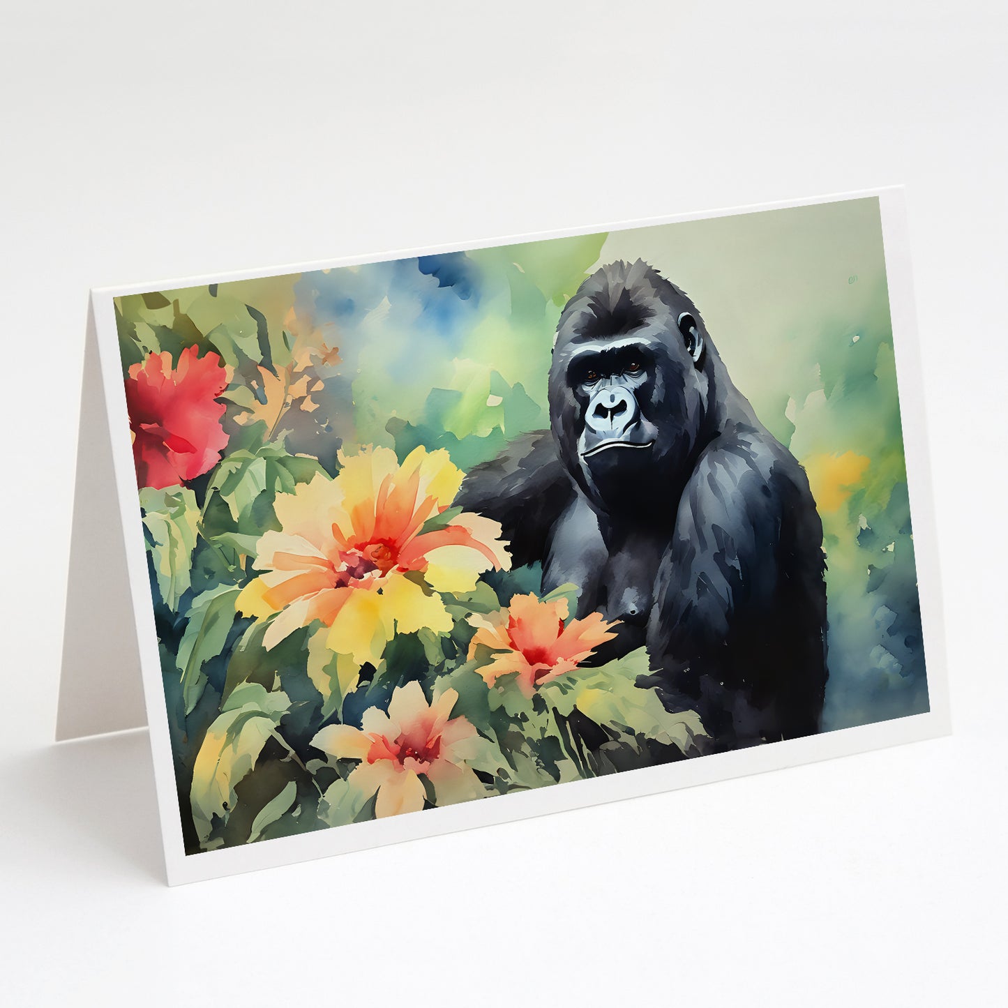 Buy this Gorilla Greeting Cards Pack of 8