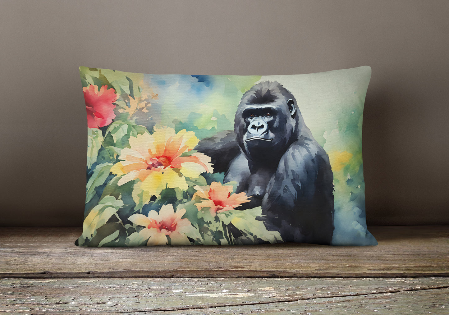 Gorilla Throw Pillow