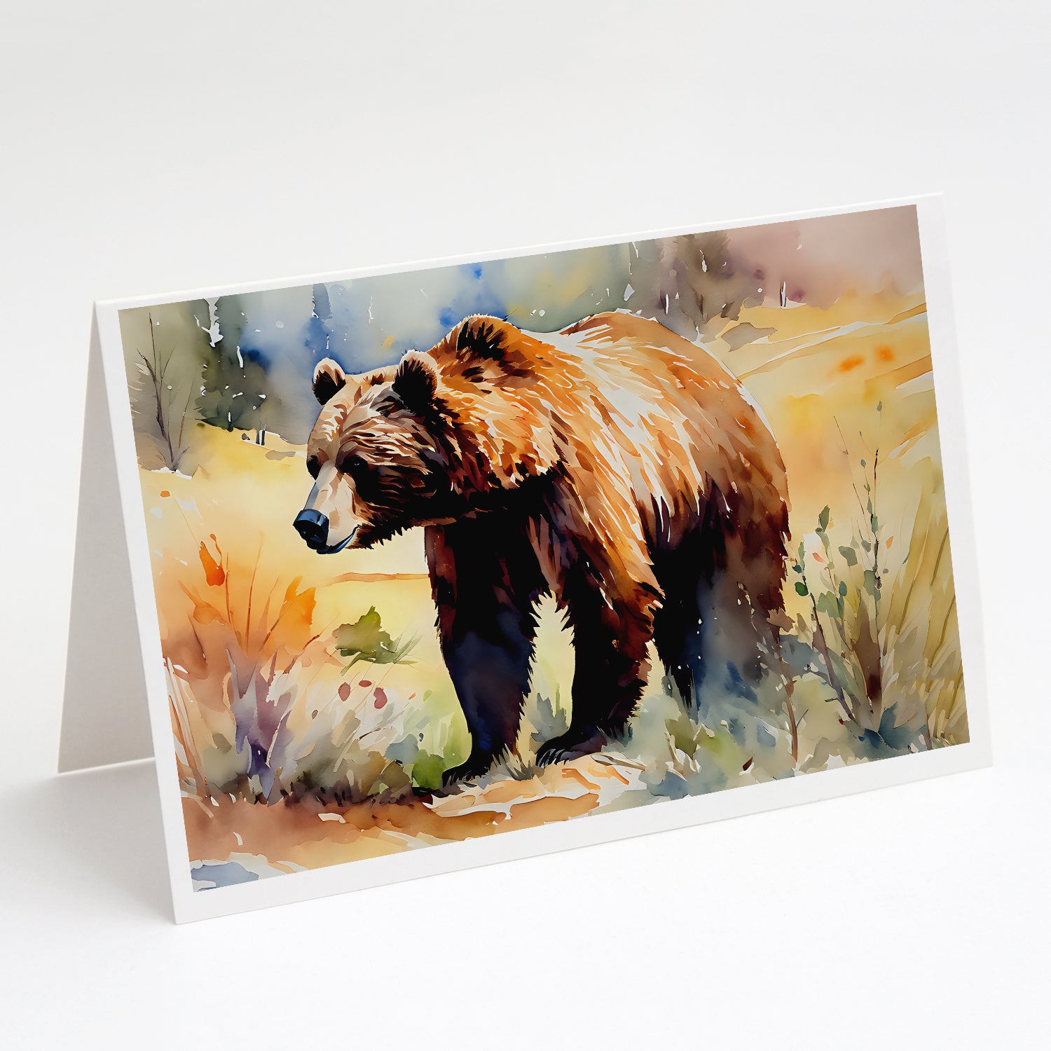 Buy this Grizzly Bear Greeting Cards Pack of 8