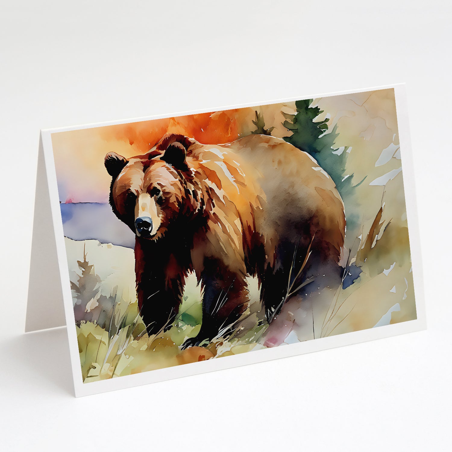 Buy this Grizzly Bear Greeting Cards Pack of 8