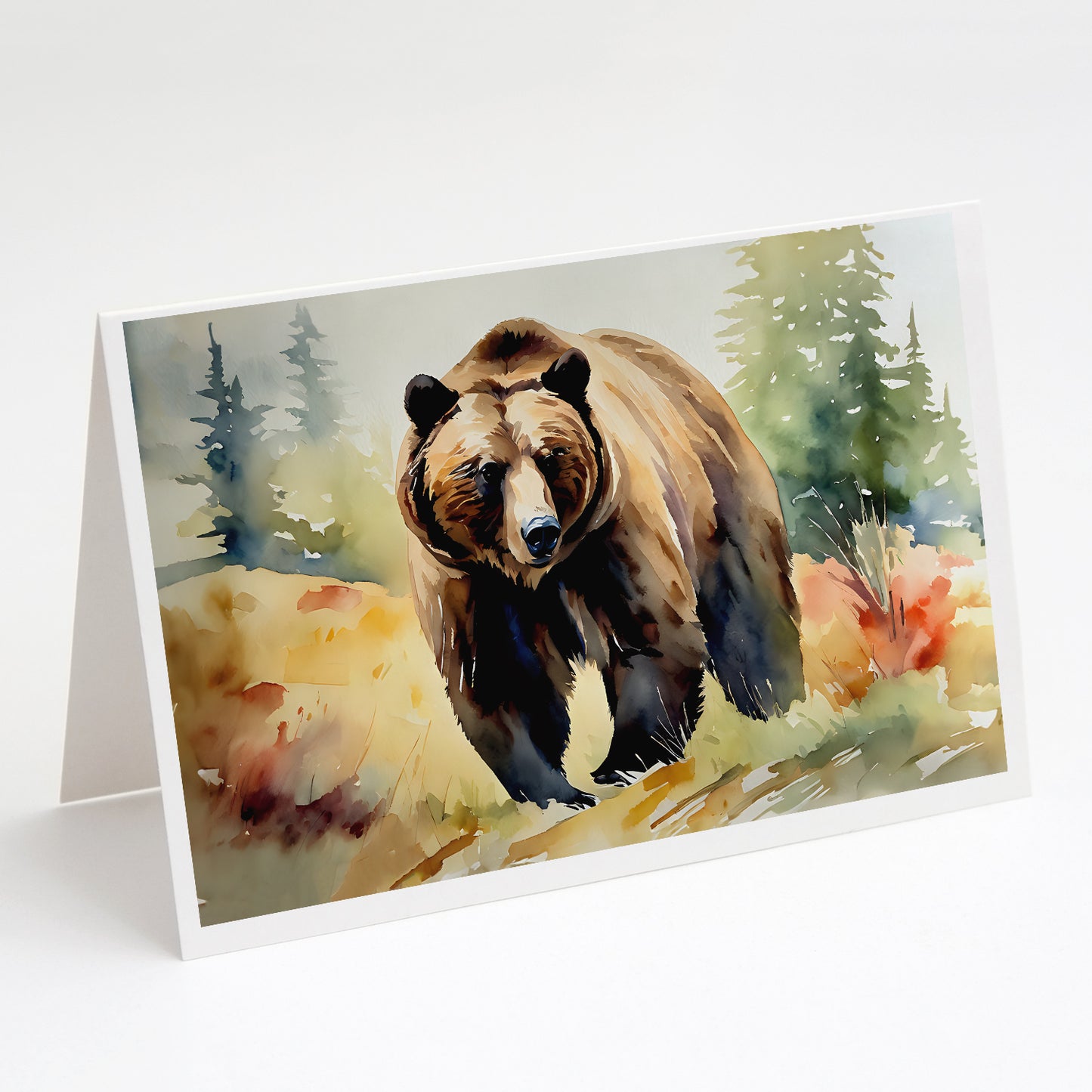 Buy this Grizzly Bear Greeting Cards Pack of 8