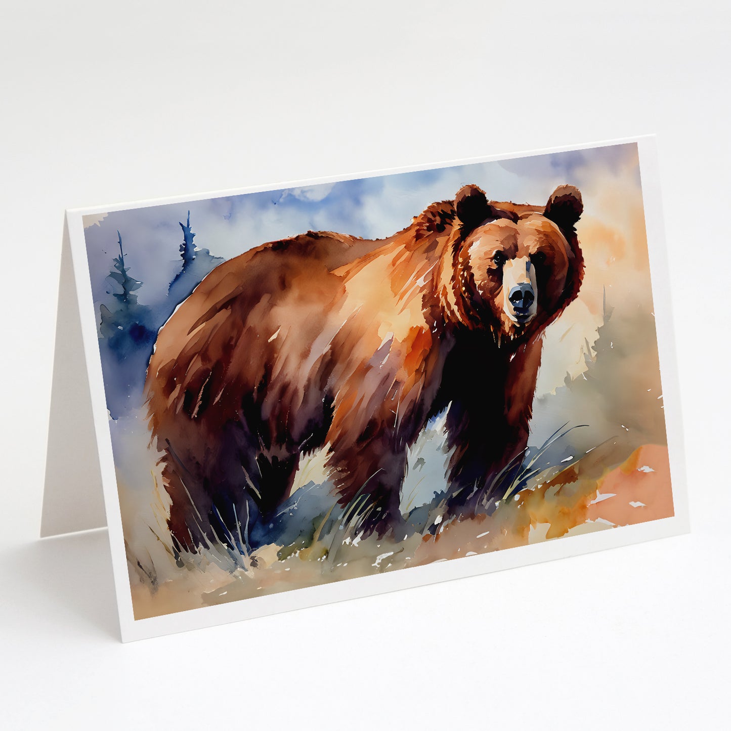 Buy this Grizzly Bear Greeting Cards Pack of 8