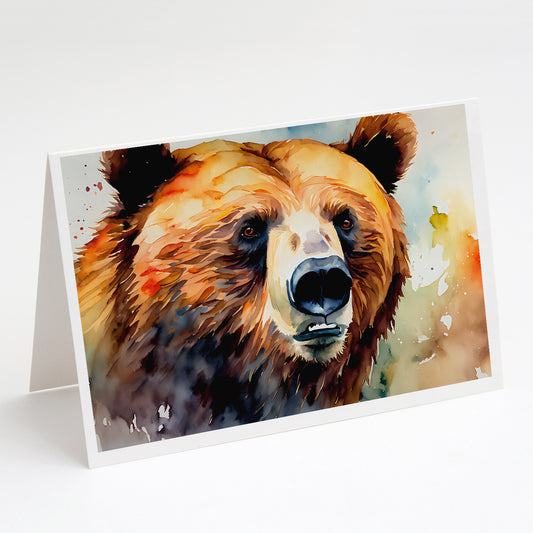 Buy this Grizzly Bear Greeting Cards Pack of 8