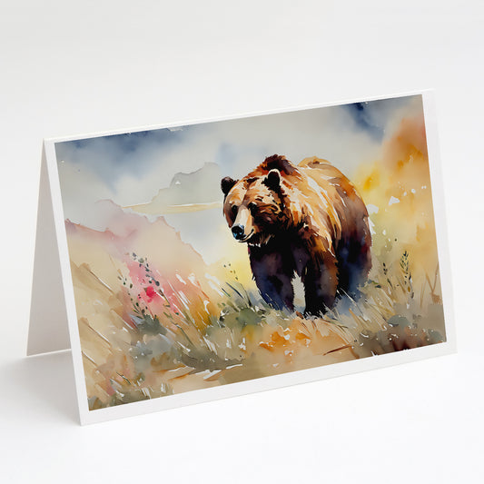 Buy this Grizzly Bear Greeting Cards Pack of 8