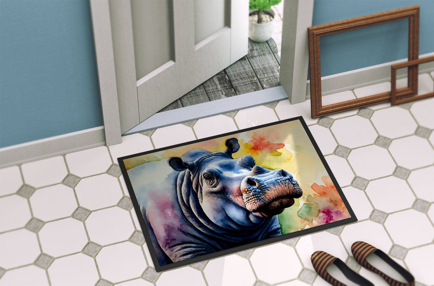 Hippopotamus Doormat