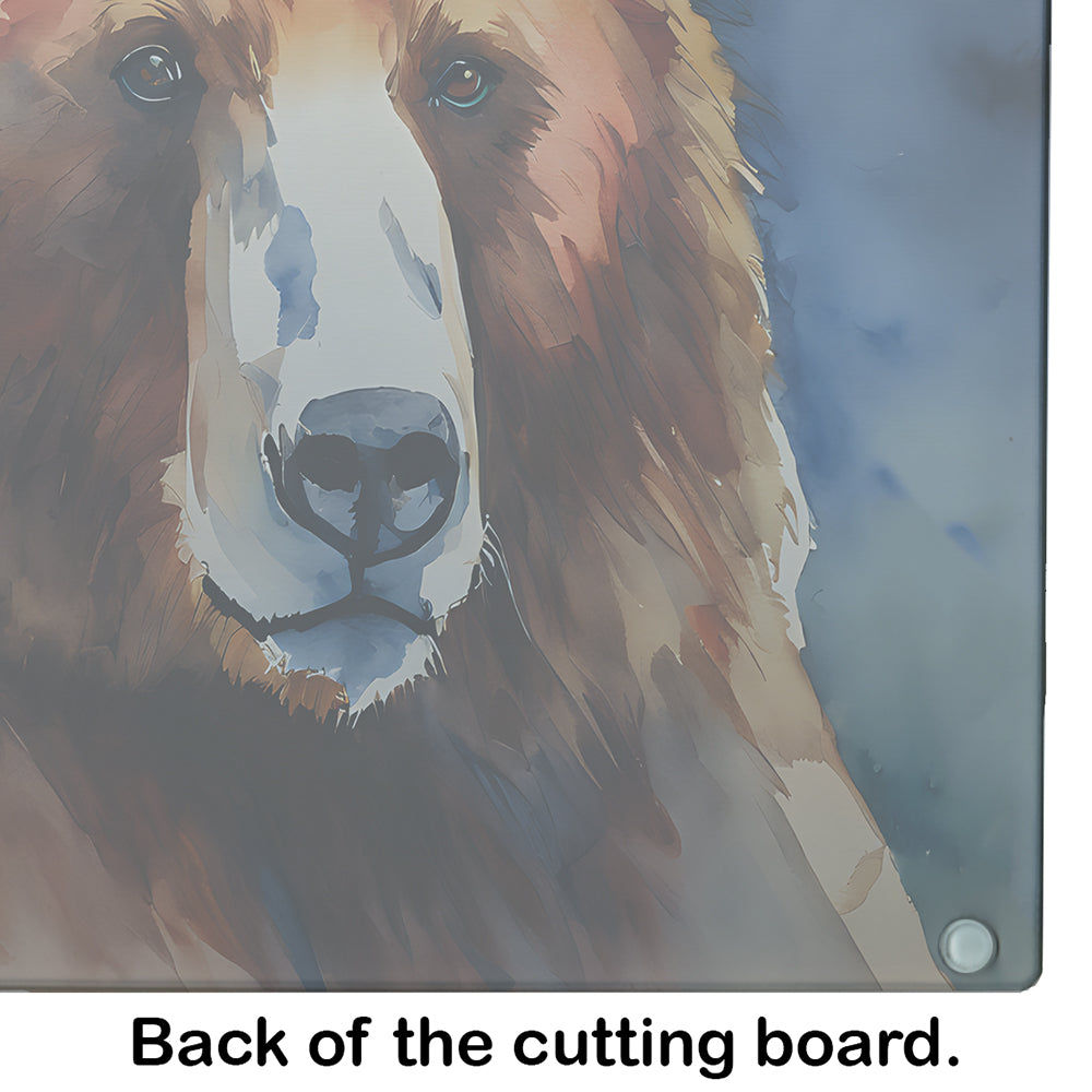 Kodiak Bear Glass Cutting Board