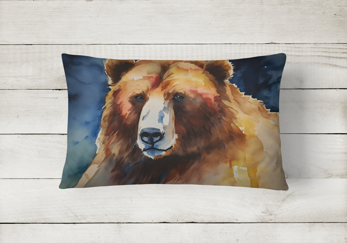 Kodiak Bear Throw Pillow