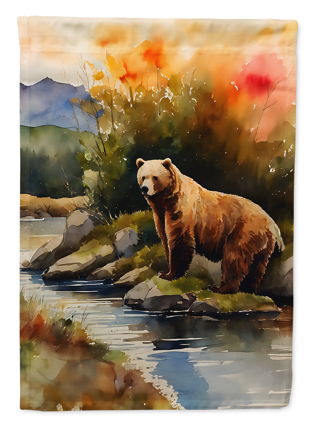 Buy this Kodiak Bear Garden Flag