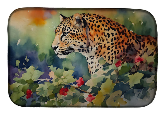 Buy this Leopard Dish Drying Mat