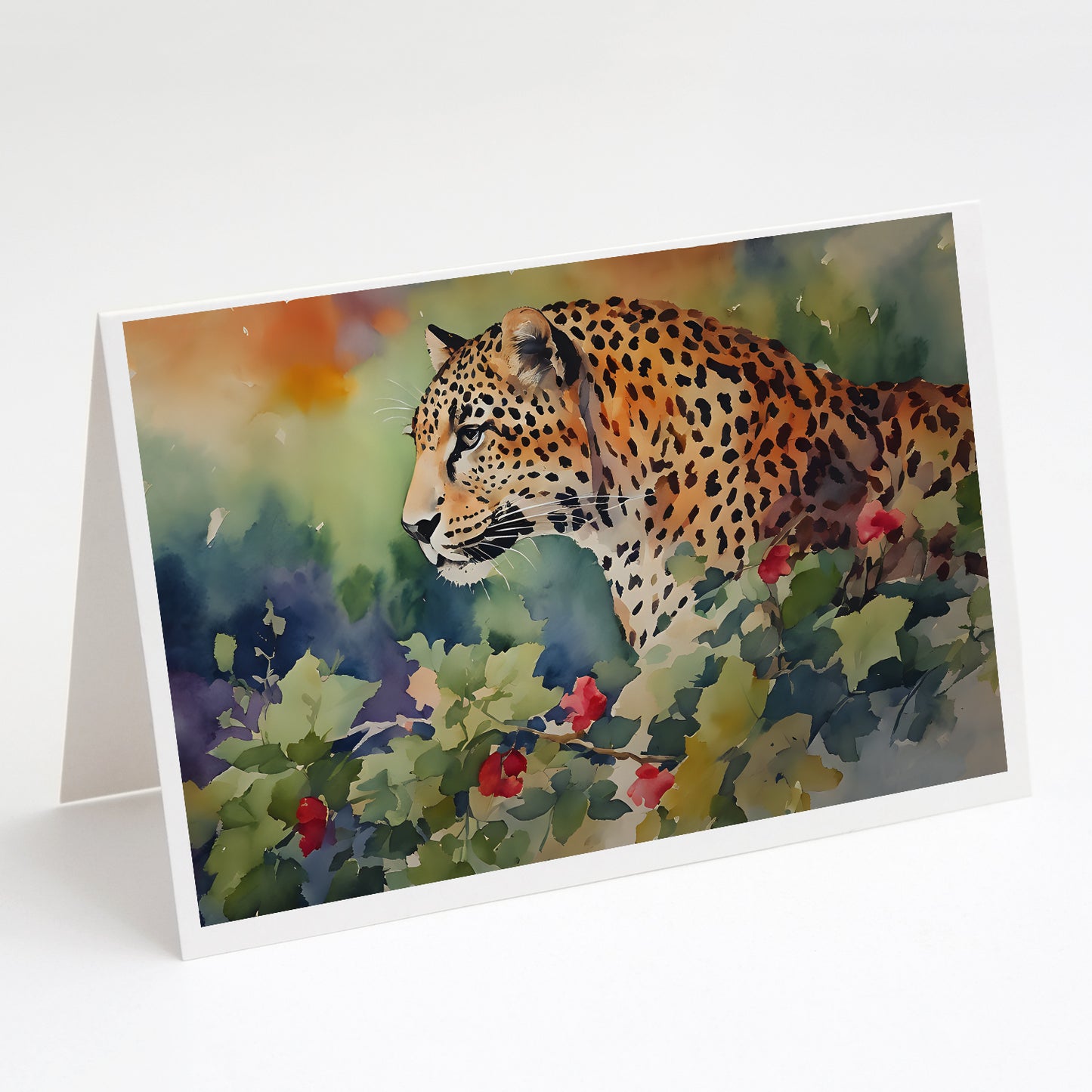 Buy this Leopard Greeting Cards Pack of 8