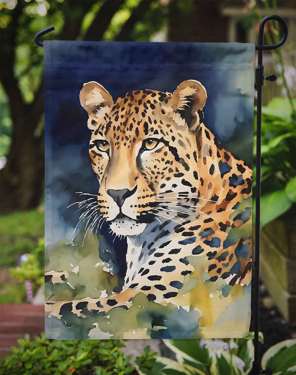 Leopard Garden Flag