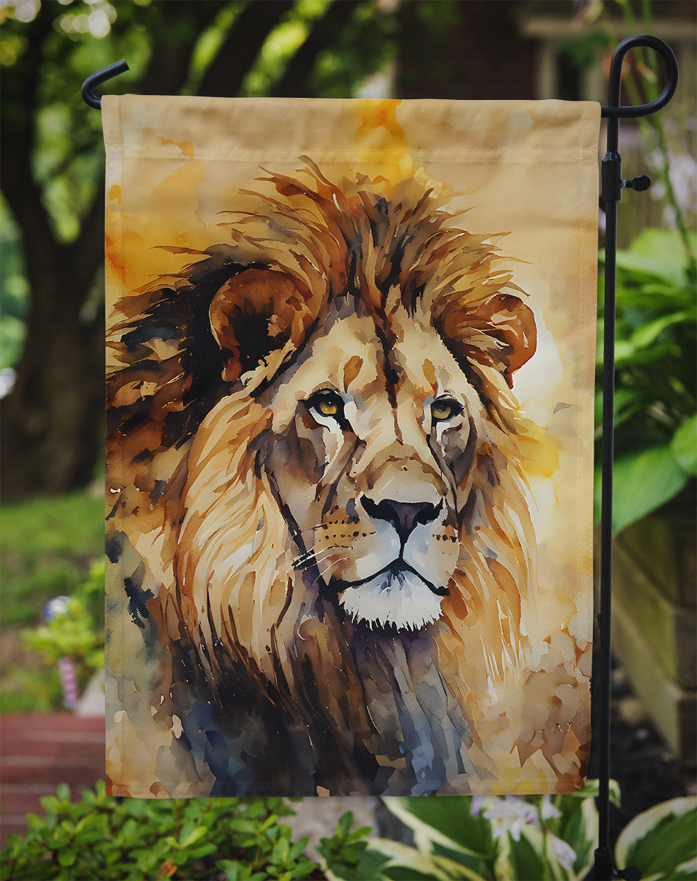 Lion Garden Flag