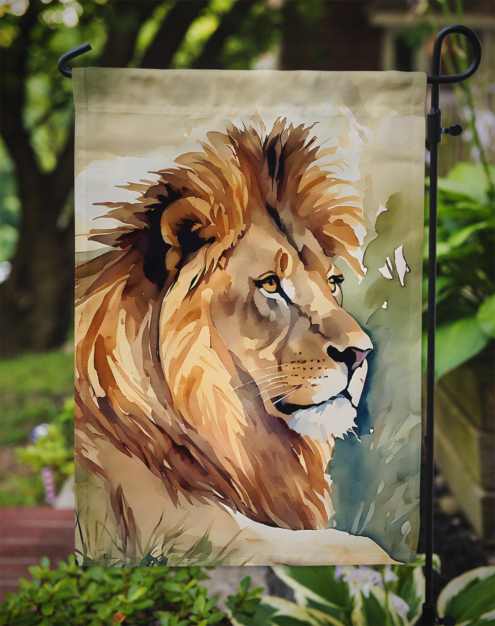 Lion Garden Flag