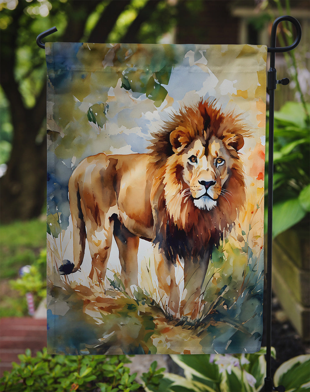 Lion Garden Flag