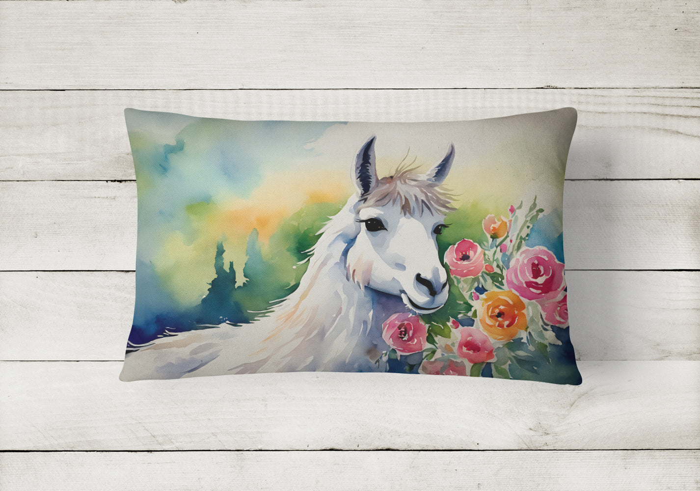 Llama Throw Pillow