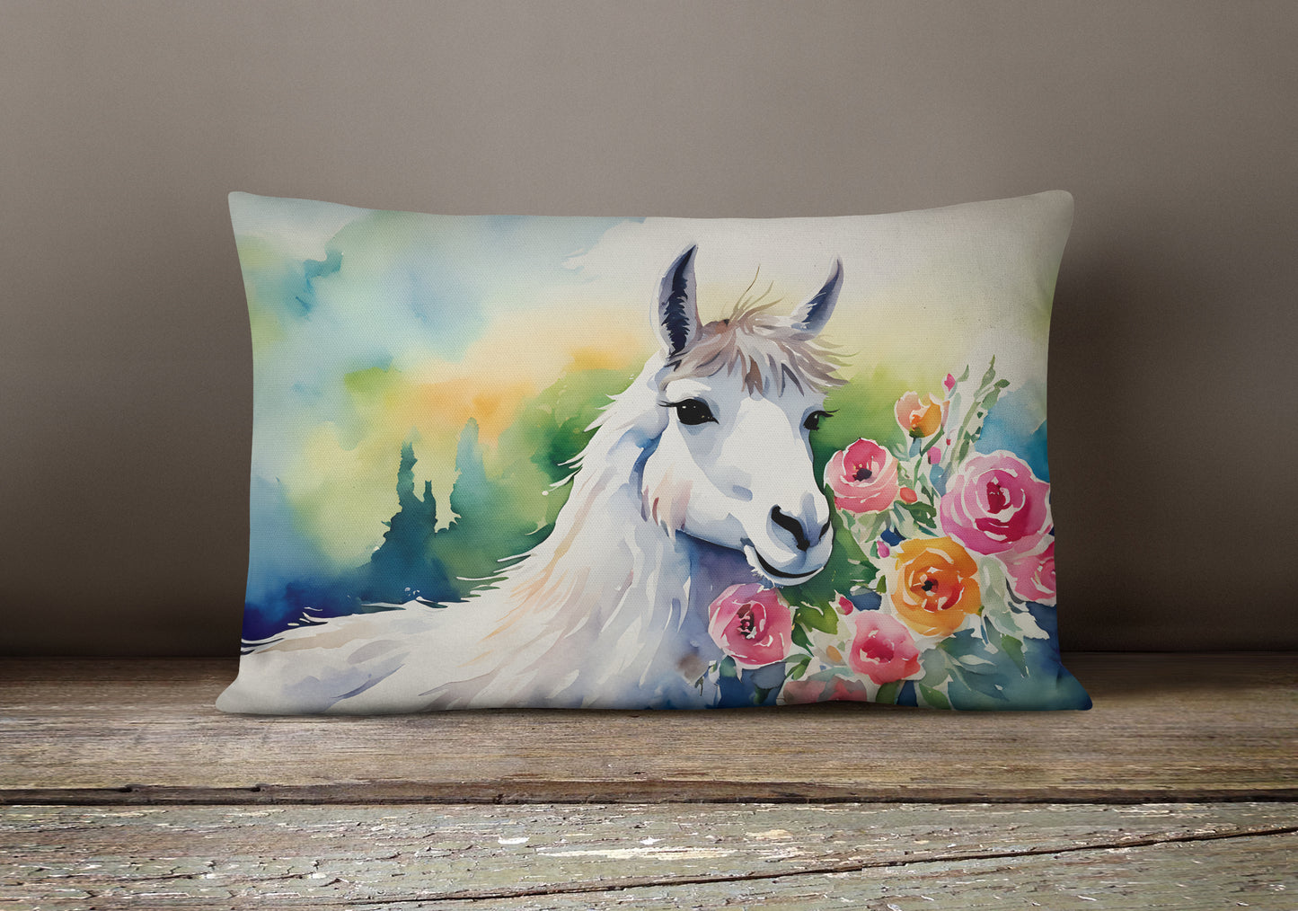 Llama Throw Pillow