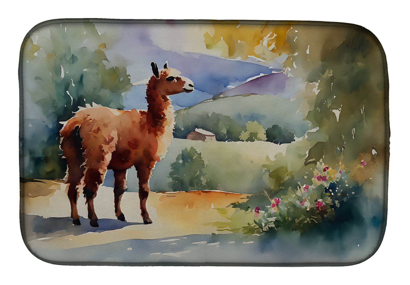 Buy this Llama Dish Drying Mat