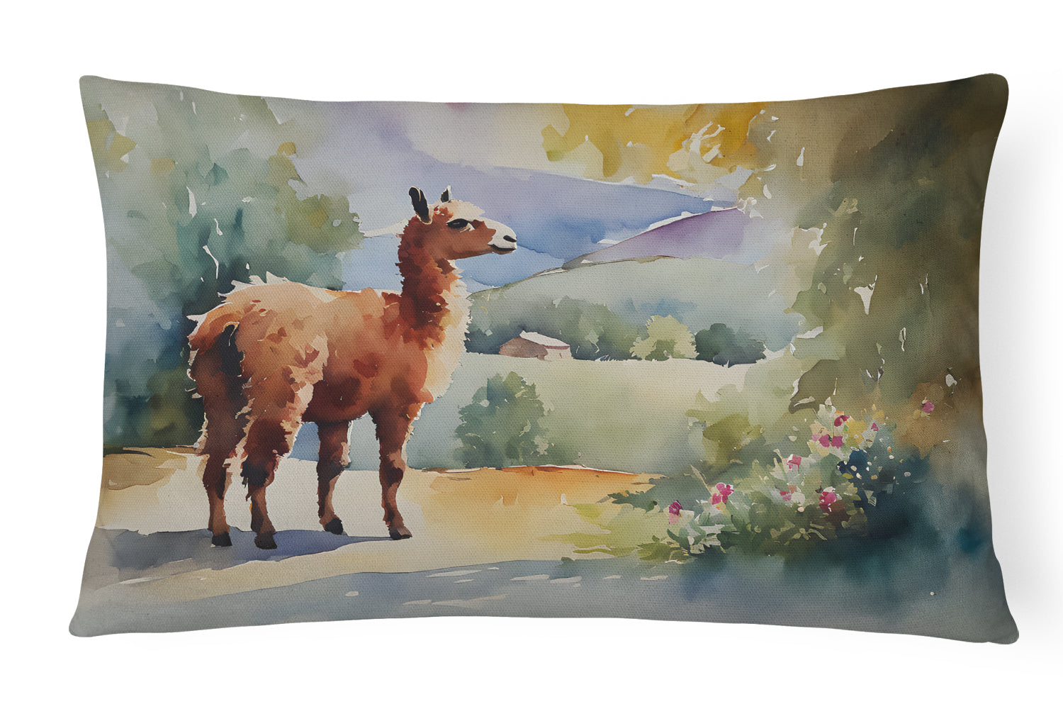 Buy this Llama Throw Pillow