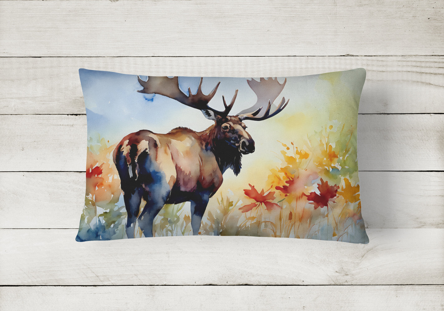 Moose Throw Pillow