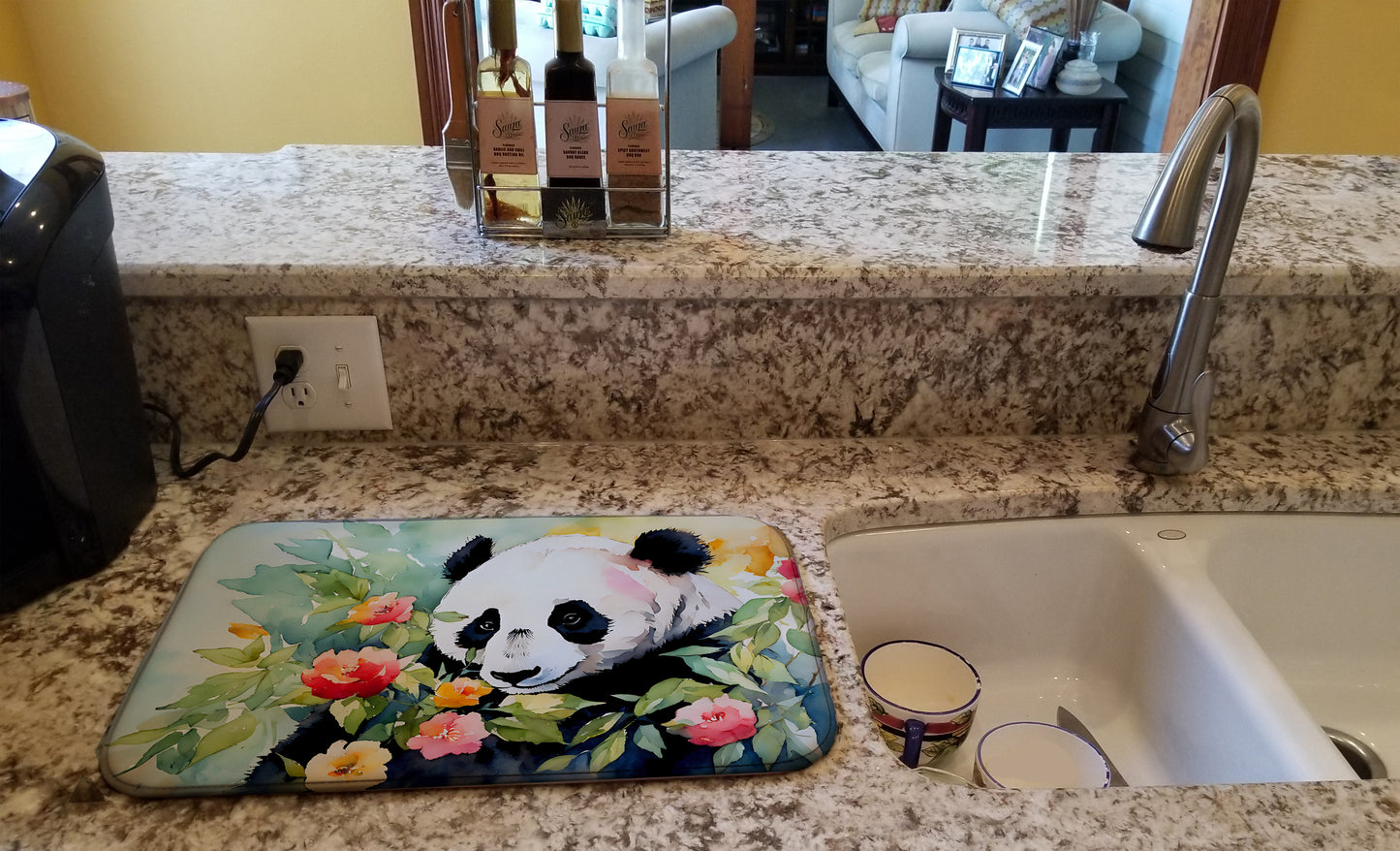 Panda Dish Drying Mat